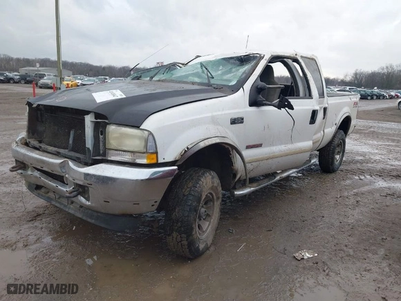 2003 Ford Super Duty F-350 SRW XL with VIN 1FTSW31P73EC74971, listed as a IAAI auction lot 41048047 with 1 mi miles. Bid and sale history available at carsss.com. Image 2.