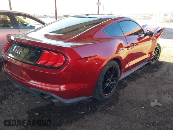 2018 Ford Mustang GT with VIN 1FA6P8CF3J5117201, listed as a IAAI auction lot 41511624 with 42,823 mi miles and . Bid and sale history available at DreamBid. Image 4.