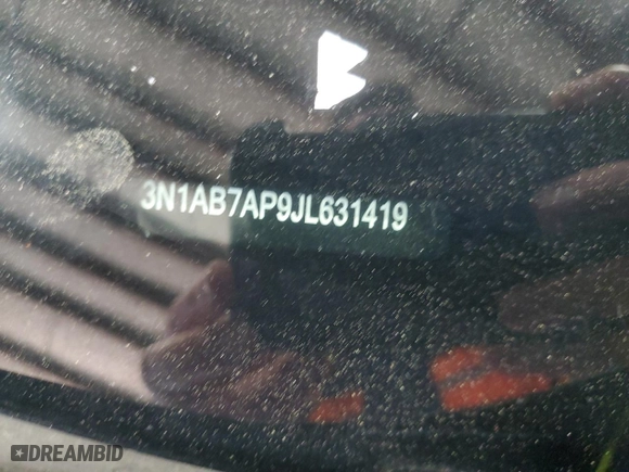 2018 Nissan Sentra SV with VIN 3N1AB7AP9JL631419, listed as a Copart auction lot 52361515 with 124,815 mi miles and Clean Title. Bid and sale history available at carsss.com. Image 12.