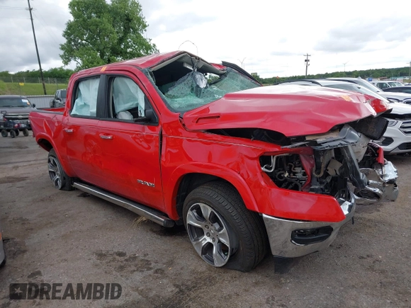 2022 Ram 1500 Laramie with VIN 1C6SRFJT5NN349361, listed as a IAAI auction lot 42342436 with Not provided miles and . Bid and sale history available at DreamBid. Image 1.