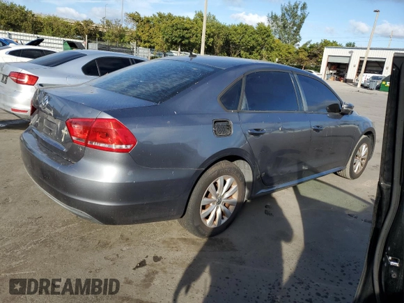 2012 Volkswagen Passat S w/Appearance with VIN 1VWAP7A30CC107633, listed as a Copart auction lot 43478945 with 219,745 mi miles and Clean Title. Bid and sale history available at carsss.com. Image 3.