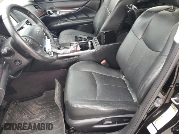 2017 Infiniti M37 with VIN JN1BY1AR0HM770663, listed as a Copart auction lot 54260265 with 126,965 mi miles and Salvage Title. Bid and sale history available at carsss.com. Image 7.