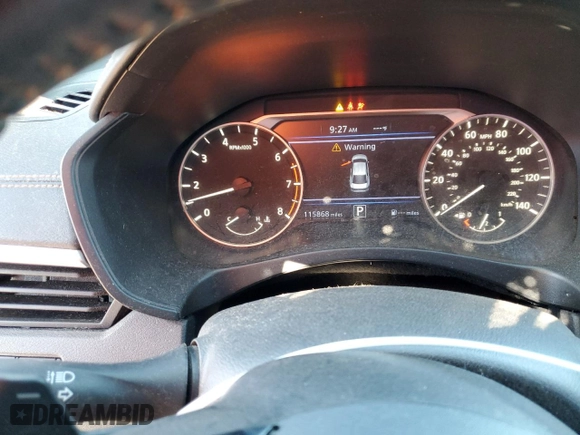2019 Nissan Altima 2.5 SR with VIN 1N4BL4CV8KC177708, listed as a Copart auction lot 45610375 with 115,868 mi miles and Salvage Title. Bid and sale history available at carsss.com. Image 9.