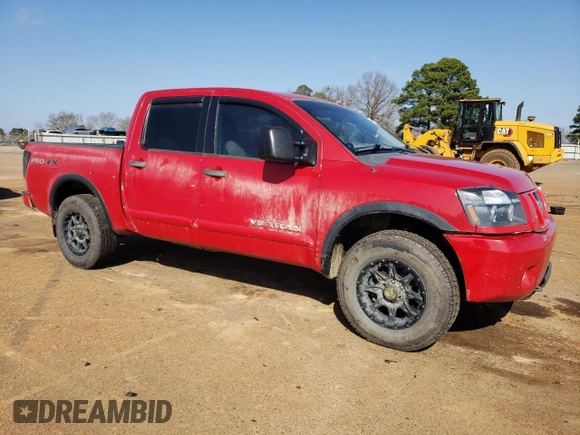 2011 Nissan Titan SL with VIN 1N6BA0EC3BN324507, listed as a Copart auction lot 44432595 with 188,346 mi miles and Salvage Title. Bid and sale history available at carsss.com. Image 4.
