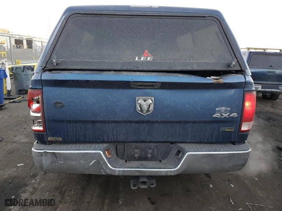 2010 Dodge Ram 1500 ST with VIN 3D7JV1EP4AG165392, listed as a Copart auction lot 89001955 with 279,435 mi miles and Salvage Title. Bid and sale history available at carsss.com. Image 6.