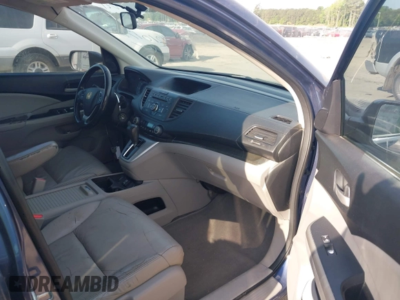 2013 Honda CR-V EX-L with VIN 2HKRM3H78DH505680, listed as a IAAI auction lot 42101780 with 201,721 mi miles and . Bid and sale history available at DreamBid. Image 5.