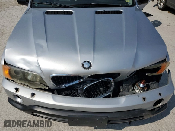 2003 BMW X5 3.0i with VIN 5UXFA53533LV91034, listed as a Copart auction lot 69153124 with 204,415 mi miles and Salvage Title. Bid and sale history available at carsss.com. Image 13.
