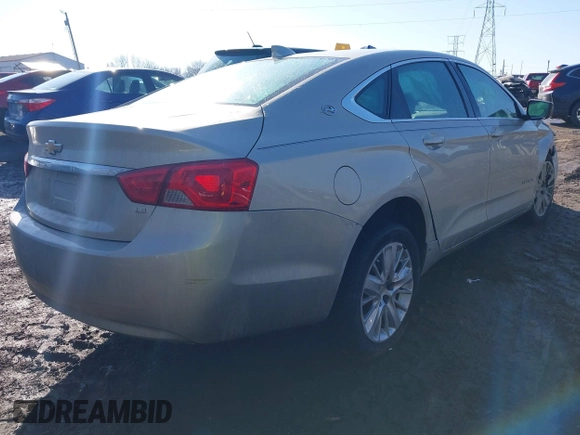 2015 Chevrolet Impala LS with VIN 2G11Z5SLXF9169853, listed as a IAAI auction lot 41666823 with 94,695 mi miles and . Bid and sale history available at DreamBid. Image 4.