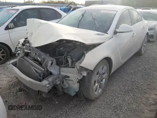 2014 Buick Regal with VIN 2G4GK5EX1E9325213, listed as a Copart auction lot 81584494 with 114,976 mi miles and Non Repairable. Bid and sale history available at carsss.com. Image 1.