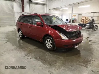 2009 Kia Sedona LX with VIN KNDMB233096314111, listed as a Copart auction lot 75015294 with 119,756 mi miles and Salvage Title. Bid and sale history available at carsss.com. Image 11.