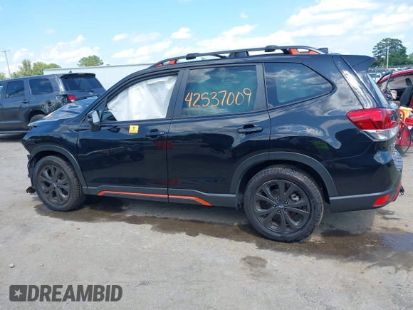 2023 Subaru Forester Special Sports with VIN JF2SKAJC1PH437780, listed as a IAAI auction lot 42537009 with 31,288 mi miles and . Bid and sale history available at DreamBid. Image 14.