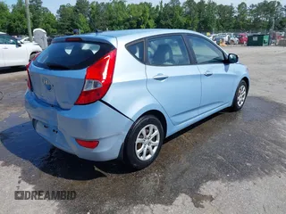 2013 Hyundai Accent GS with VIN KMHCT5AE5DU125906, listed as a IAAI auction lot 42282731 with 148,033 mi miles and . Bid and sale history available at DreamBid. Image 4.