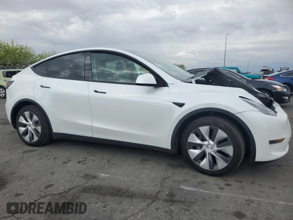 2021 Tesla Model Y Long Range z VIN 5YJYGDEE9MF200411, wystawiony jako Copart lot #53738075 z przebiegiem 97 546 mil mil oraz Szkoda całkowita • Salvage title. Historia ofert i sprzedaży dostępna na DreamBid. Obrazek 4.