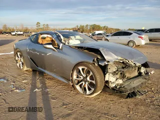 2018 Lexus LC with VIN JTHHP5AY3JA003520, listed as a Copart auction lot 42249805 with 160,163 mi miles and Clean Title. Bid and sale history available at carsss.com. Image 4.