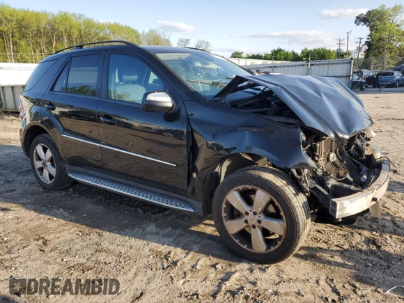 2009 Mercedes-Benz M 350 with VIN 4JGBB86E99A529602, listed as a Copart auction lot 52436885 with 315,302 mi miles and Salvage Title. Bid and sale history available at DreamBid. Image 4.