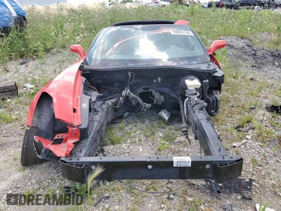 2016 Chevrolet Corvette 1LT with VIN 1G1YB2D74G5109129, listed as a Copart auction lot 59840144 with Not Provided miles and Non Repairable. Bid and sale history available at DreamBid. Image 5.