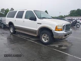 2000 Ford Excursion Limited z VIN 1FMNU43S3YEB61127, wystawiony jako IAAI lot #42388909 z przebiegiem 160 605 mil mil oraz . Historia ofert i sprzedaży dostępna na DreamBid. Obrazek 1.
