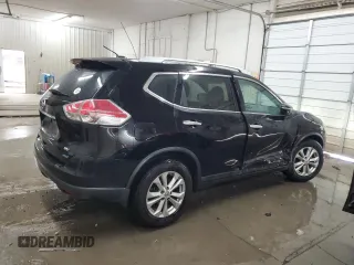 2014 Nissan Rogue SV with VIN 5N1AT2MT3EC838312, listed as a Copart auction lot 54681925 with 137,174 mi miles and Salvage Title. Bid and sale history available at DreamBid. Image 3.