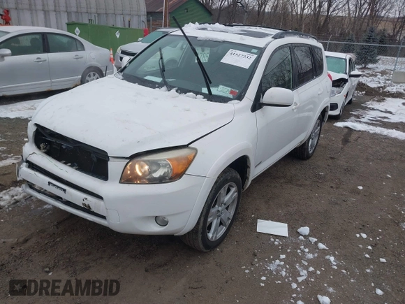 2008 Toyota RAV4 Sport with VIN JTMBD32VX86072940, listed as a IAAI auction lot 41527232 with 94,028 mi miles and . Bid and sale history available at DreamBid. Image 2.