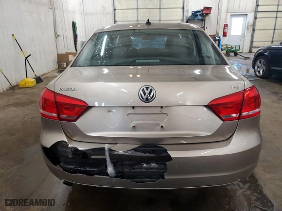 2015 Volkswagen Passat 1.8T Wolfsburg Ed with VIN 1VWAT7A30FC048566, listed as a Copart auction lot 49164955 with 157,211 mi miles and Salvage Title. Bid and sale history available at carsss.com. Image 6.