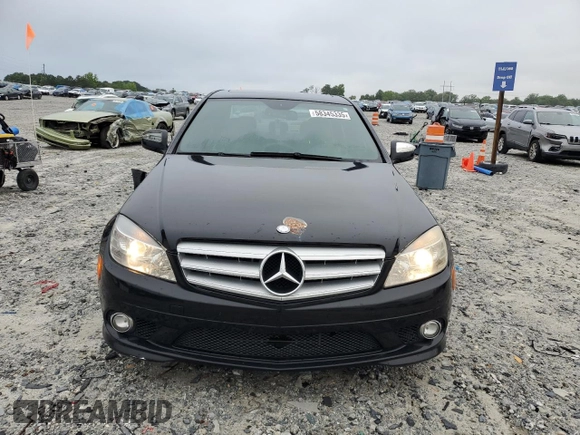 2008 Mercedes-Benz C 300 Sport with VIN WDDGF54X58F111191, listed as a Copart auction lot 58345335 with 181,634 mi miles and Salvage title. Bid and sale history available at DreamBid. Image 5.