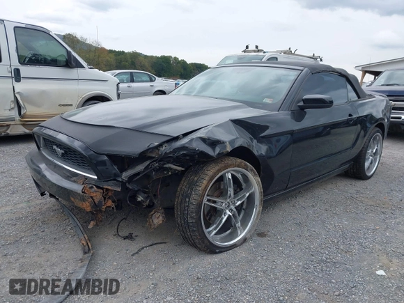 2013 Ford Mustang V6 with VIN 1ZVBP8EM3D5211391, listed as a IAAI auction lot 40585527 with 203,555 mi miles and . Bid and sale history available at DreamBid. Image 6.