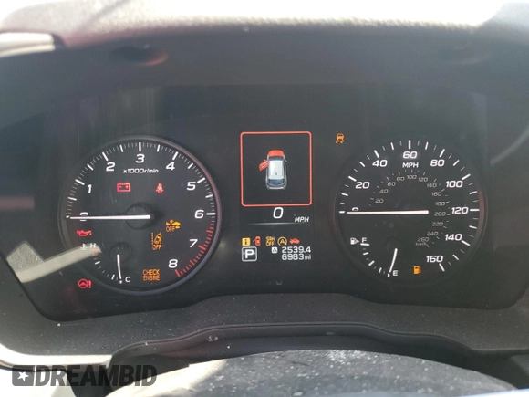 2024 Subaru Impreza с VIN JF1GUABC0R8371907, выставлен на аукционе Copart как лот 57221555 с пробегом 6 983 миль миль и Чистый • Clean title. История ставок и продаж доступна на DreamBid. Изображение 9.