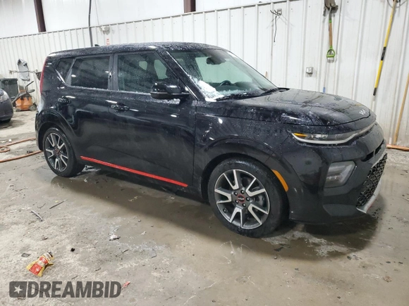 2022 Kia Soul Turbo with VIN KNDJ53AF3N7185296, listed as a Copart auction lot 83693254 with 30,198 mi miles and Salvage Title. Bid and sale history available at carsss.com. Image 4.