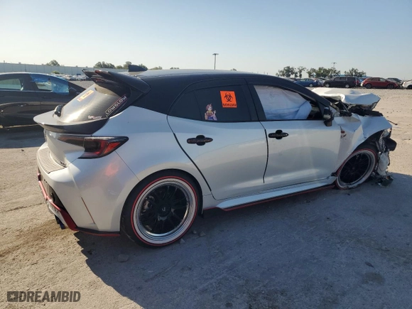 2021 Toyota Corolla Hatchback XSE with VIN JTNC4MBE7M3129192, listed as a Copart auction lot 53443275 with 38,336 mi miles and Non Repairable. Bid and sale history available at carsss.com. Image 3.