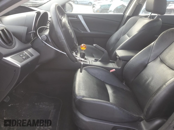 2013 Mazda 3 i Grand Touring with VIN JM1BL1WP1D1742398, listed as a Copart auction lot 42011345 with 84,863 mi miles and Salvage Title. Bid and sale history available at carsss.com. Image 7.
