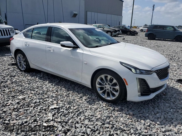 2022 Cadillac CT5 Premium Luxury z VIN 1G6DN5RK3N0129283, wystawiony jako Copart lot #52569955 z przebiegiem 20 160 mil mil oraz Szkoda całkowita • Salvage title. Historia ofert i sprzedaży dostępna na DreamBid. Obrazek 4.
