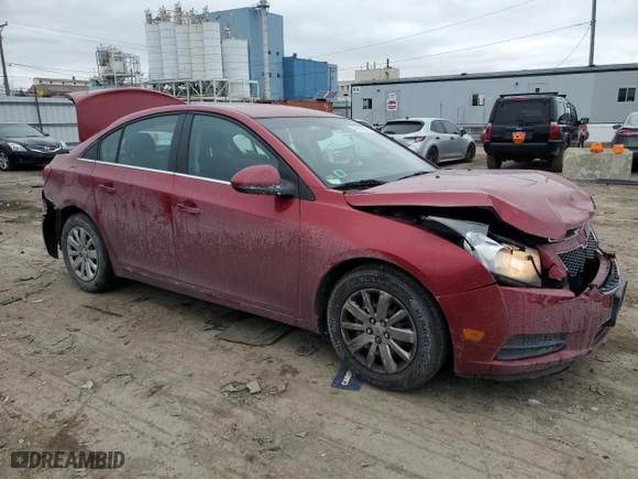 2011 Chevrolet Cruze LT w/1LT with VIN 1G1PF5S90B7282570, listed as a Copart auction lot 43859505 with 131,887 mi miles and Salvage Title. Bid and sale history available at carsss.com. Image 4.