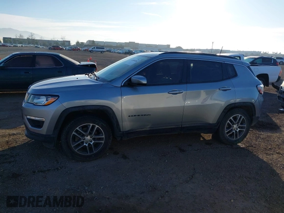 2019 Jeep Compass Altitude with VIN 3C4NJCBB0KT743606, listed as a IAAI auction lot 41468490 with 57,787 mi miles and . Bid and sale history available at DreamBid. Image 14.