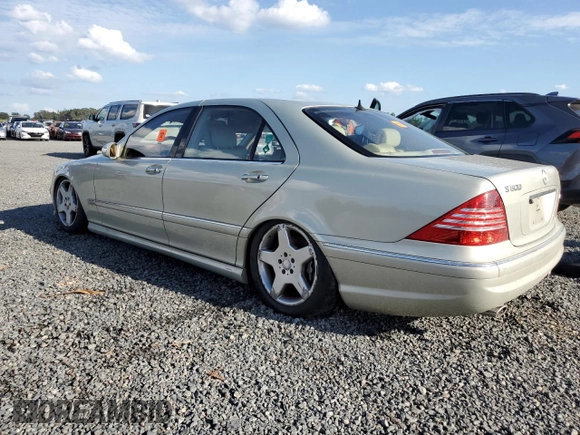 2004 Mercedes-Benz S with VIN WDBNG76J54A402895, listed as a Copart auction lot 74295774 with Not Provided miles and Salvage Title. Bid and sale history available at DreamBid. Image 2.