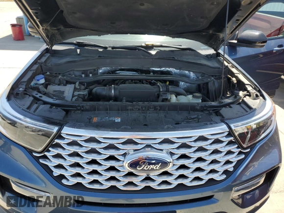 2020 Ford Explorer Platinum с VIN 1FM5K8HC7LGB53723, выставлен на аукционе Copart как лот 55531435 с пробегом 51 989 миль миль и Списание • Salvage title. История ставок и продаж доступна на DreamBid. Изображение 12.