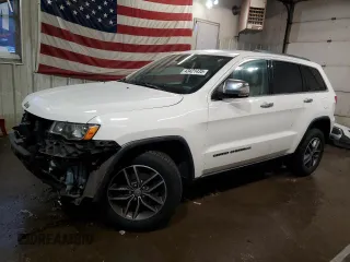 2018 Jeep Grand Cherokee Limited with VIN 1C4RJFBGXJC258219, listed as a Copart auction lot 43421435 with 104,221 mi miles and Salvage Title. Bid and sale history available at carsss.com. Image 1.