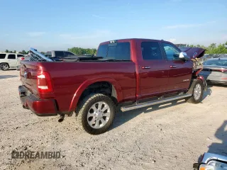 2022 Ram 2500 Laramie with VIN 3C6UR5FJ4NG306343, listed as a Copart auction lot 58817845 with 66,918 mi miles and Salvage title. Bid and sale history available at DreamBid. Image 3.