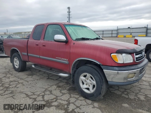 2001 Toyota Tundra SR5 with VIN 5TBRT34111S139340, listed as a Copart auction lot 51464275 with 212,603 mi miles and Salvage Title. Bid and sale history available at carsss.com. Image 4.