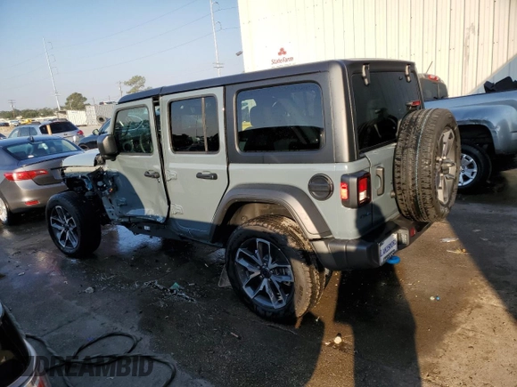 2024 Jeep Wrangler Sport S z VIN 1C4RJXN67RW324020, wystawiony jako Copart lot #74993914 z przebiegiem 2 169 mil mil oraz Szkoda całkowita • Salvage title. Historia ofert i sprzedaży dostępna na DreamBid. Obrazek 2.