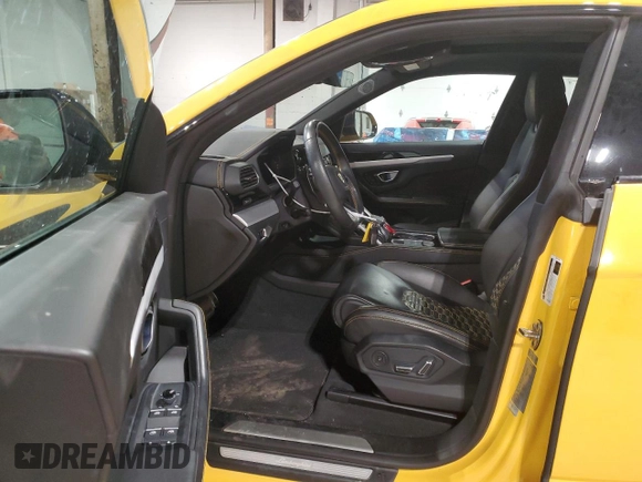 2019 Lamborghini Urus z VIN ZPBCA1ZL2KLA01075, wystawiony jako Copart lot #80477864 z przebiegiem 91 739 mil mil oraz Tytuł czysty. Historia ofert i sprzedaży dostępna na DreamBid. Obrazek 7.