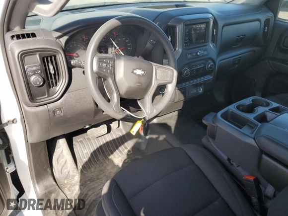 2023 Chevrolet Silverado 1500 Work Truck with VIN 3GCNAAED7PG301679, listed as a Copart auction lot 52553185 with 7,929 mi miles and Clean Title. Bid and sale history available at carsss.com. Image 8.