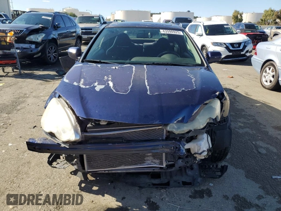 2002 Acura RSX Manual with VIN JH4DC53812C004405, listed as a Copart auction lot 43590925 with 213,231 mi miles and Salvage title. Bid and sale history available at DreamBid. Image 5.