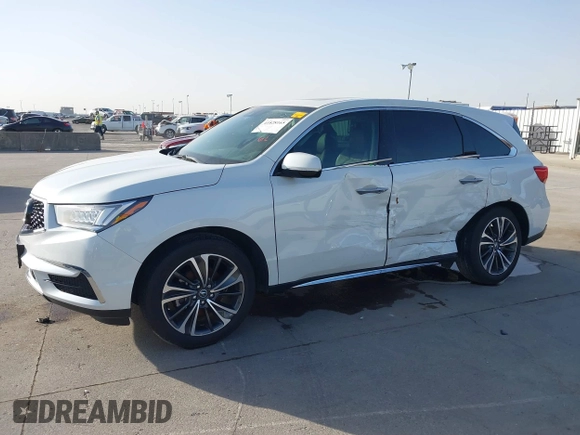 2020 Acura MDX w/Technology Pkg with VIN 5J8YD3H56LL008570, listed as a IAAI auction lot 41828165 with 14,770 mi miles. Bid and sale history available at carsss.com. Image 6.