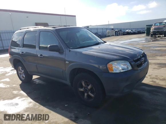 2005 Mazda Tribute i with VIN 4F2YZ02Z55KM21826, listed as a Copart auction lot 85145354 with 204,384 mi miles and Salvage Title. Bid and sale history available at carsss.com. Image 4.