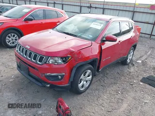 2018 Jeep Compass Latitude with VIN 3C4NJCBB0JT124163, listed as a IAAI auction lot 42293176 with 55,676 mi miles and . Bid and sale history available at DreamBid. Image 17.