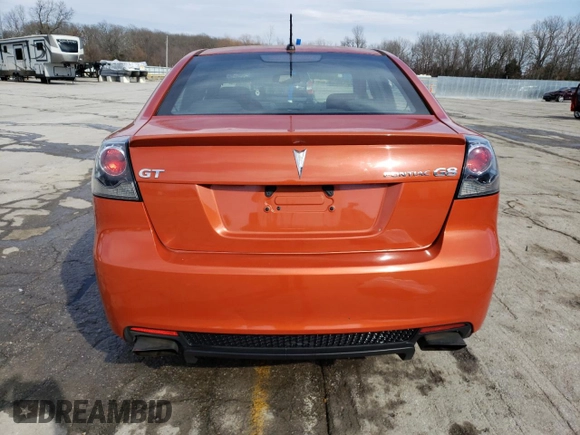 2008 Pontiac G8 GT with VIN 6G2EC57Y98L139163, listed as a Copart auction lot 45910985 with 183,088 mi miles and Salvage Title. Bid and sale history available at carsss.com. Image 6.