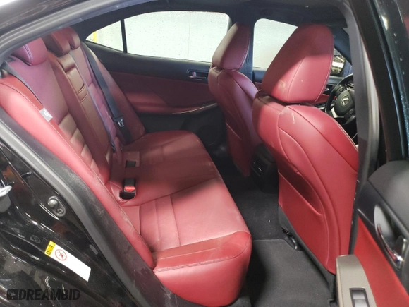 2016 Lexus IS 350 with VIN JTHCE1D26G5011600, listed as a Copart auction lot 46909145 with 54,936 mi miles and Salvage Title. Bid and sale history available at carsss.com. Image 10.