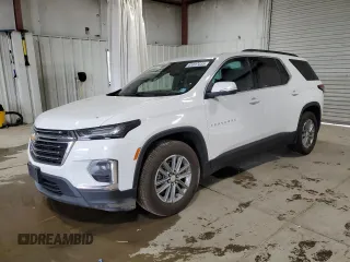 2023 Chevrolet Traverse LT Cloth with VIN 1GNEVGKW5PJ102939, listed as a Copart auction lot 61817035 with 62,334 mi miles and Salvage title. Bid and sale history available at DreamBid. Image 1.