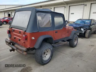 1995 Jeep Wrangler S with VIN 1J4FY19P1SP300868, listed as a Copart auction lot 85381954 with 171,288 mi miles and Clean Title. Bid and sale history available at carsss.com. Image 3.