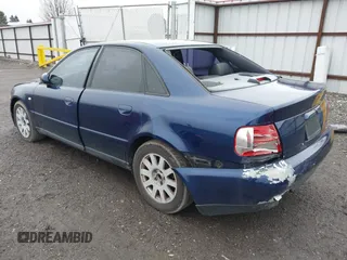 2001 Audi A4 with VIN WAUDC68D91A058099, listed as a IAAI auction lot 41657779 with 152,517 mi miles. Bid and sale history available at carsss.com. Image 3.
